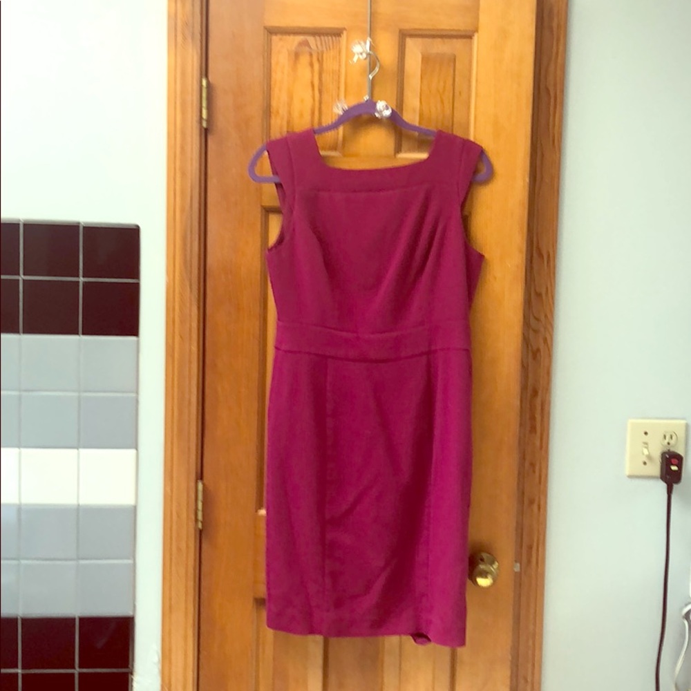 Magenta Sheath Dress